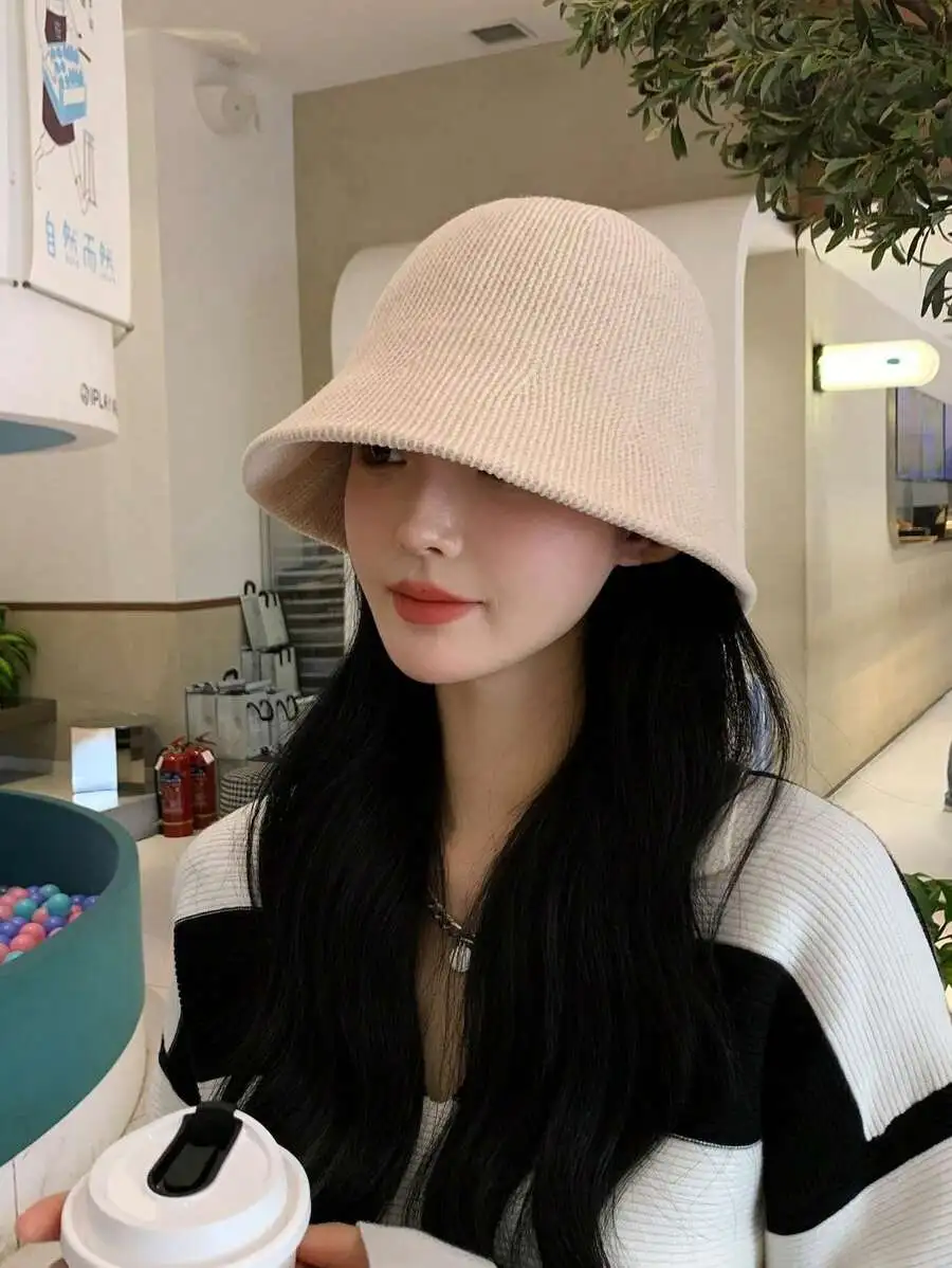 コーデュロイ シンプル カジュアル バケットハット