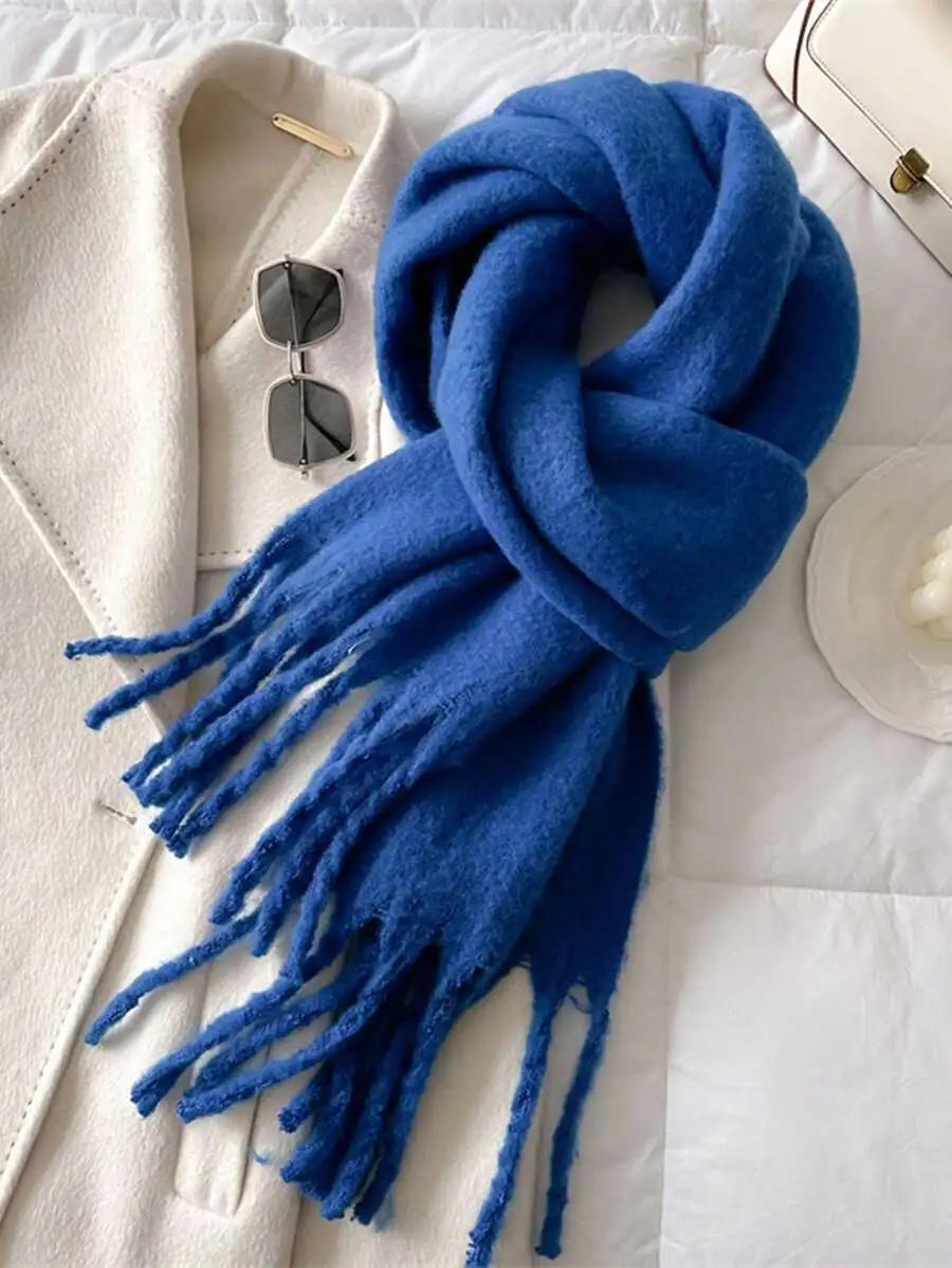 スカーフ ショール&ラップ 厚手 暖かい フワフワ マフラー