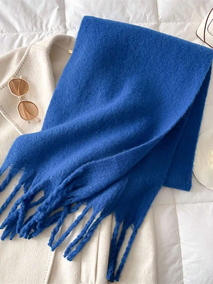 スカーフ ショール&ラップ 厚手 暖かい フワフワ マフラー