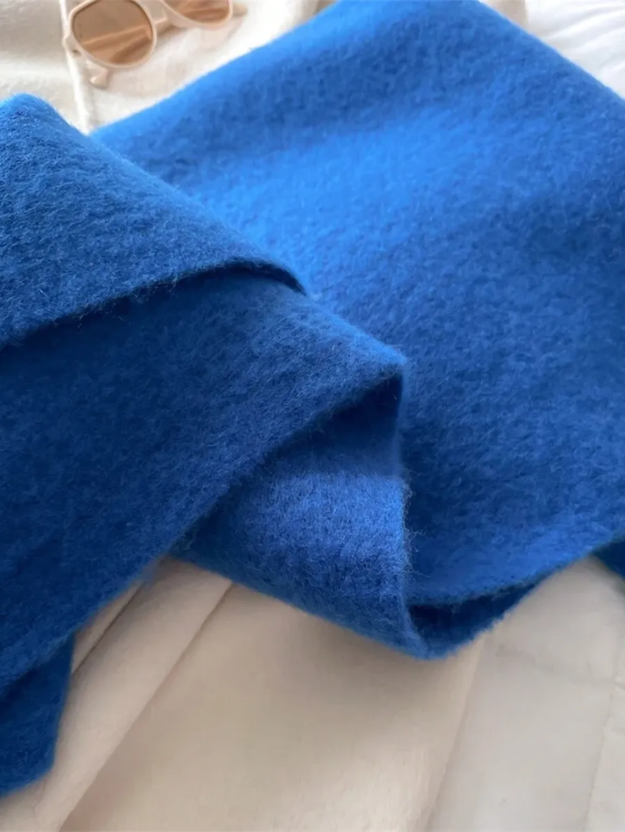 スカーフ ショール&ラップ 厚手 暖かい フワフワ マフラー