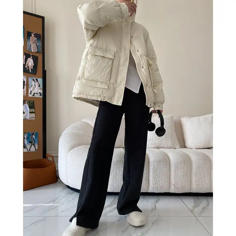 ボトムス フリースパンツ カジュアル 裏起毛 ベージュ ブラック