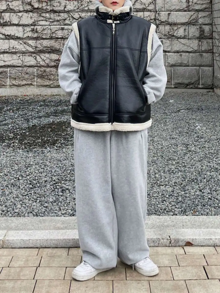 カジュアル プリントフーディー ルーズフィット スウェットシャツ スウェットパンツ 2点セット