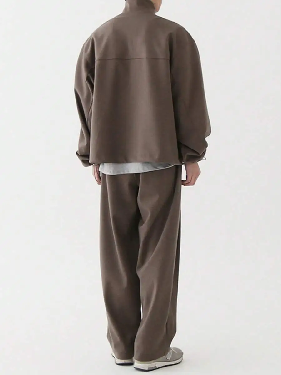 カジュアル 無地 スウェットシャツ パンツ 2点セット