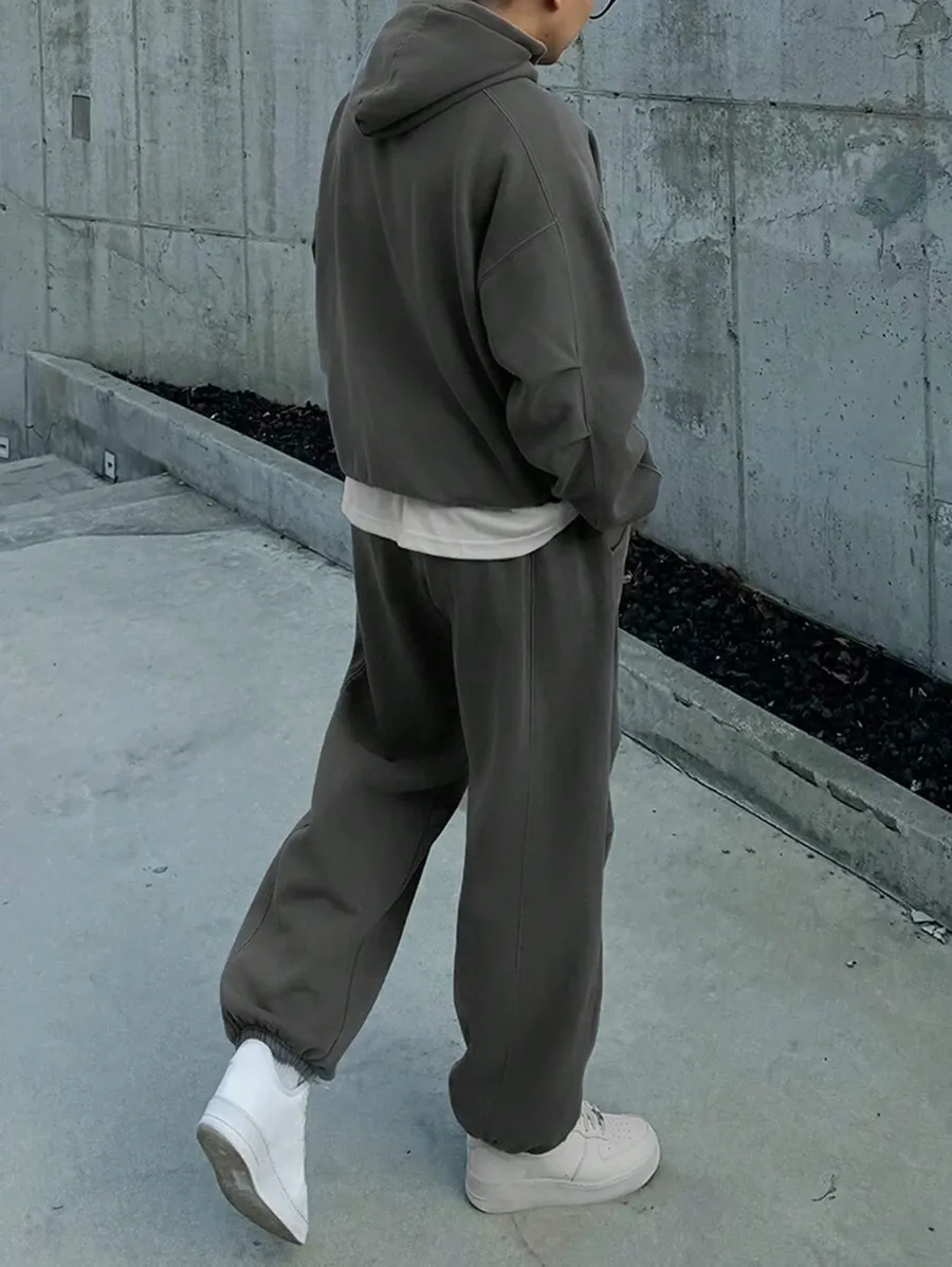 ルーズ メンズ  裏地付き パーカー セット