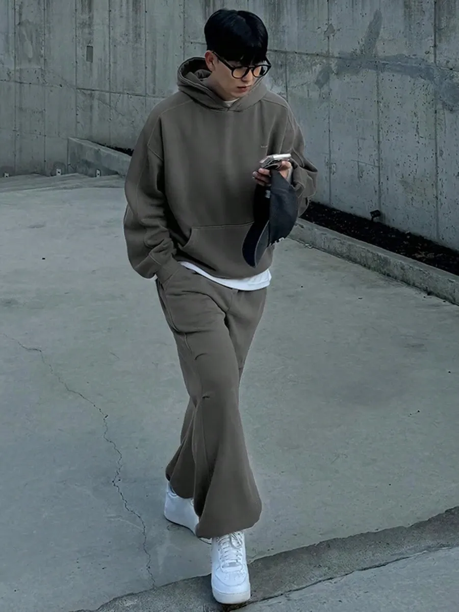 ルーズ メンズ  裏地付き パーカー セット