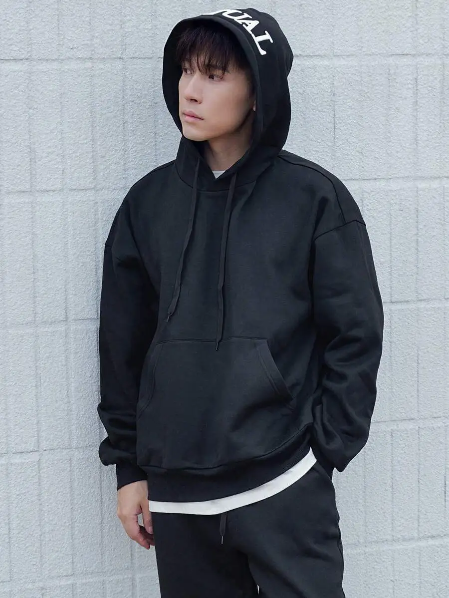 メンズ レター 刺繍 スウェットシャツ セット