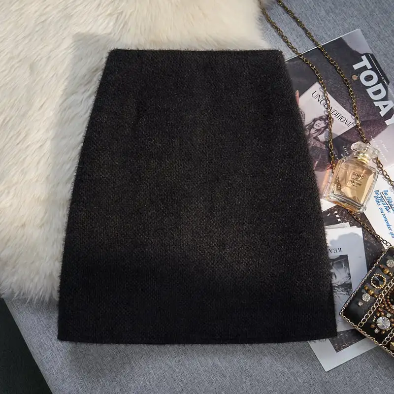 ボトムス スカート 3色展開 ミニスカート ハイウエスト 流行兆し