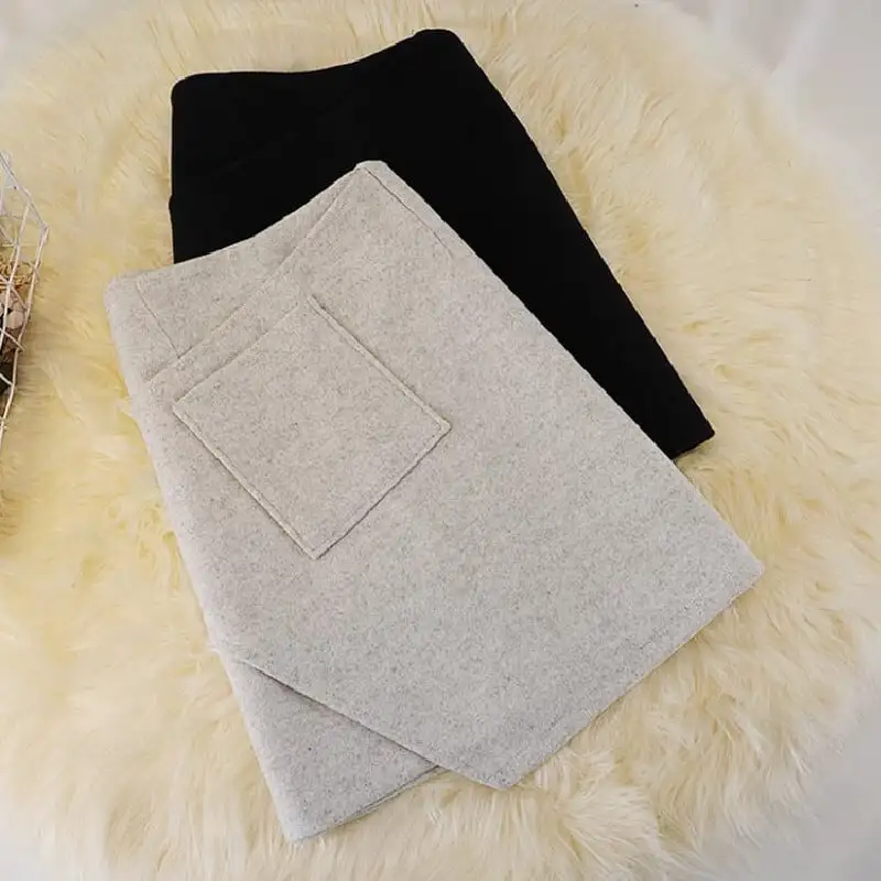 ボトムス スカート 2色展開 ミニスカート ベージュ ブラック