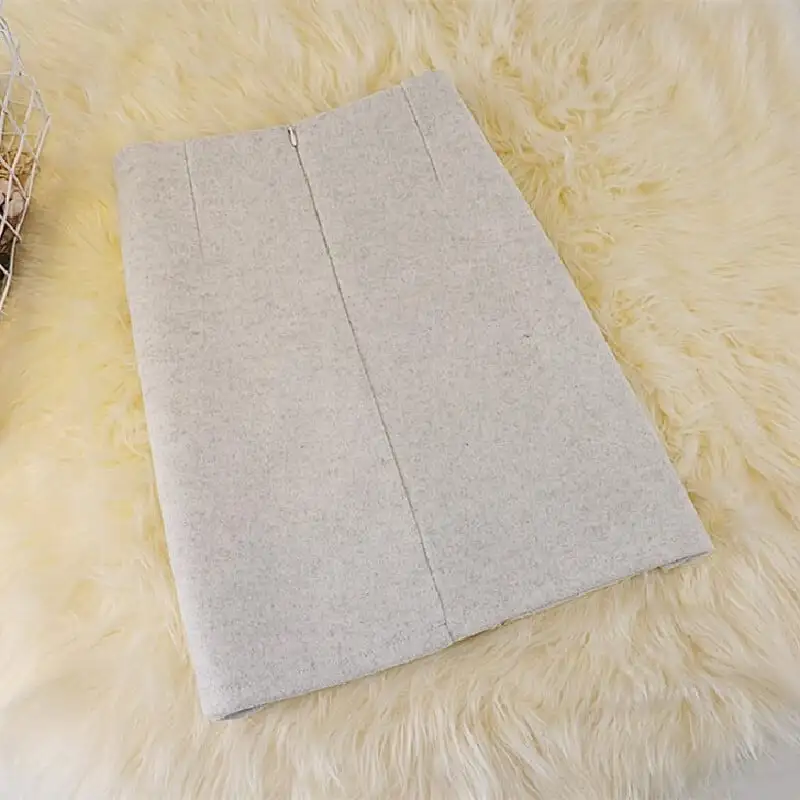 ボトムス スカート 3色展開 ミニスカート シングルブレスト