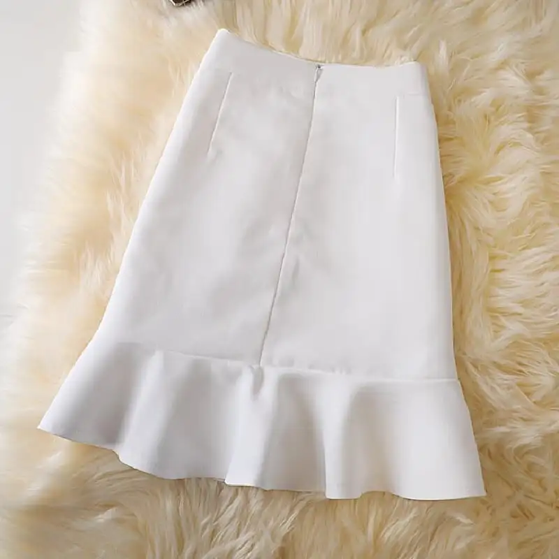 ボトムス スカート 4色展開 ミニスカート ペプラム