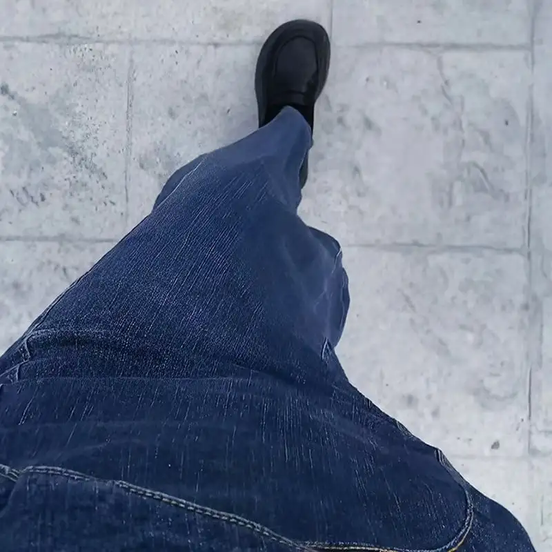 細見効果抜群 パプラム バックスリット ヒップアップ デニムスカート