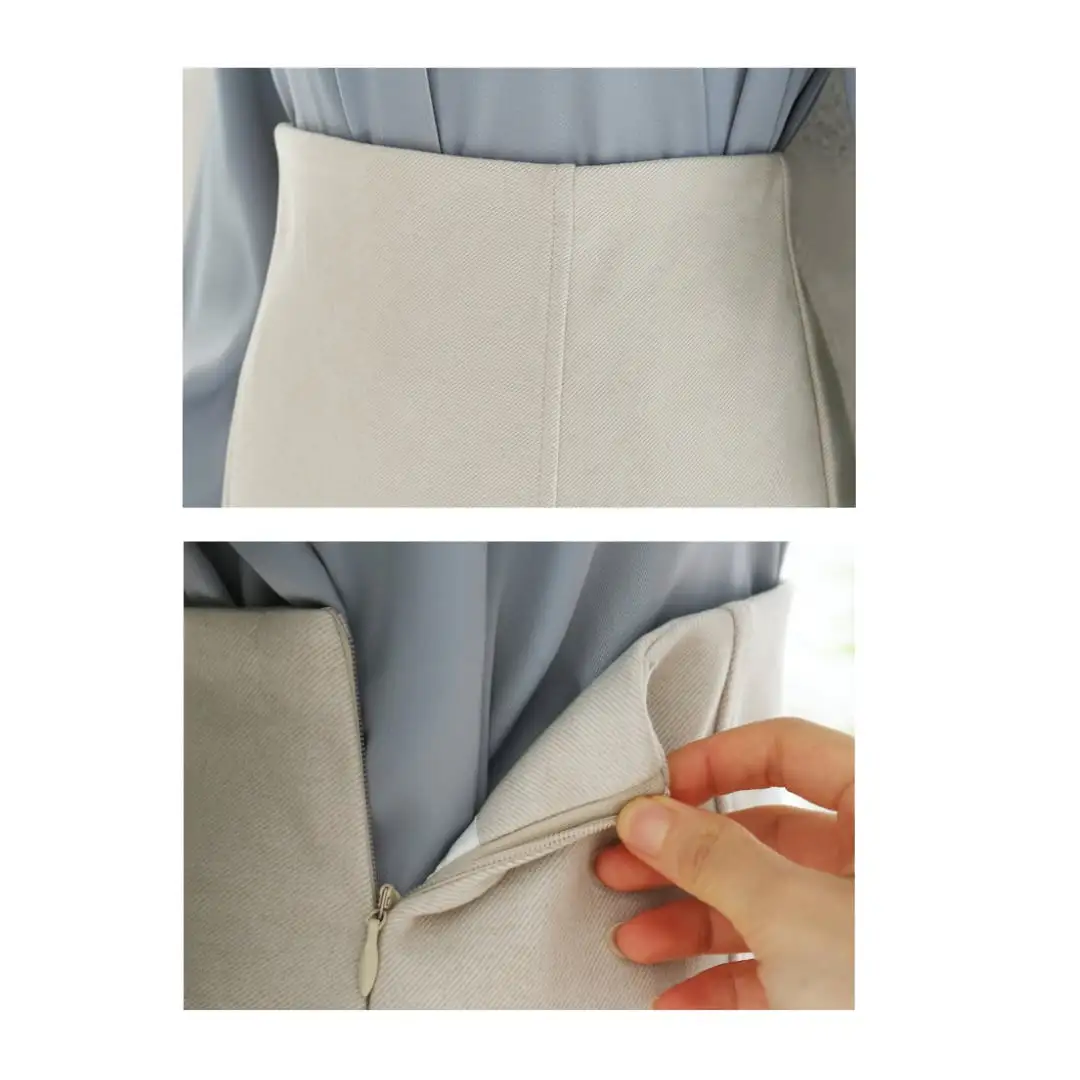 ボトムス スカート 2色展開 フィッシュテール 気質満点 通勤