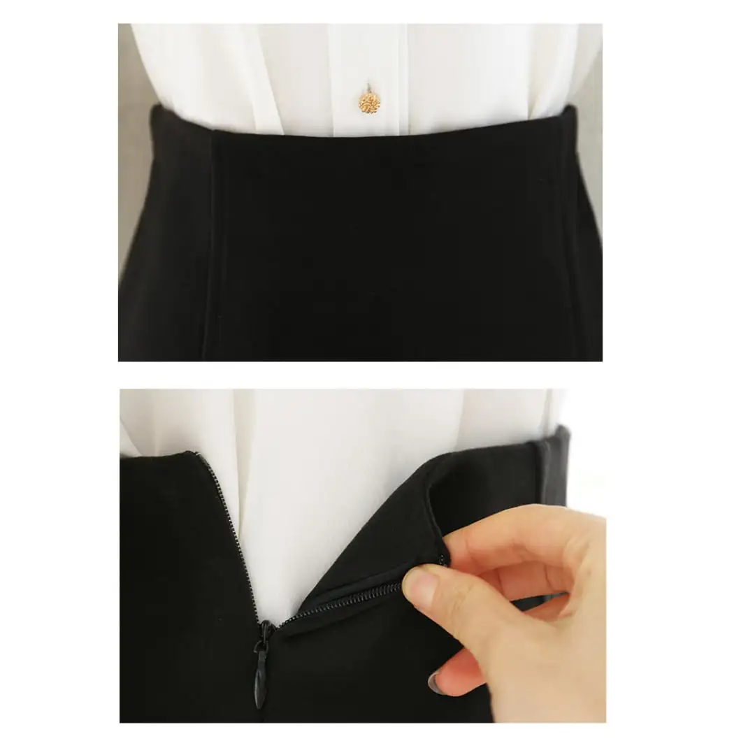 ボトムス スカート 2色展開 フィッシュテール 気質満点 通勤