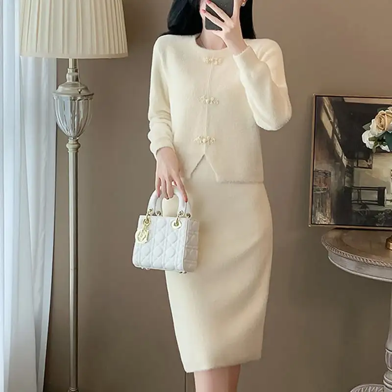 セットアップ トップス+スカート エレガント 着心地良い