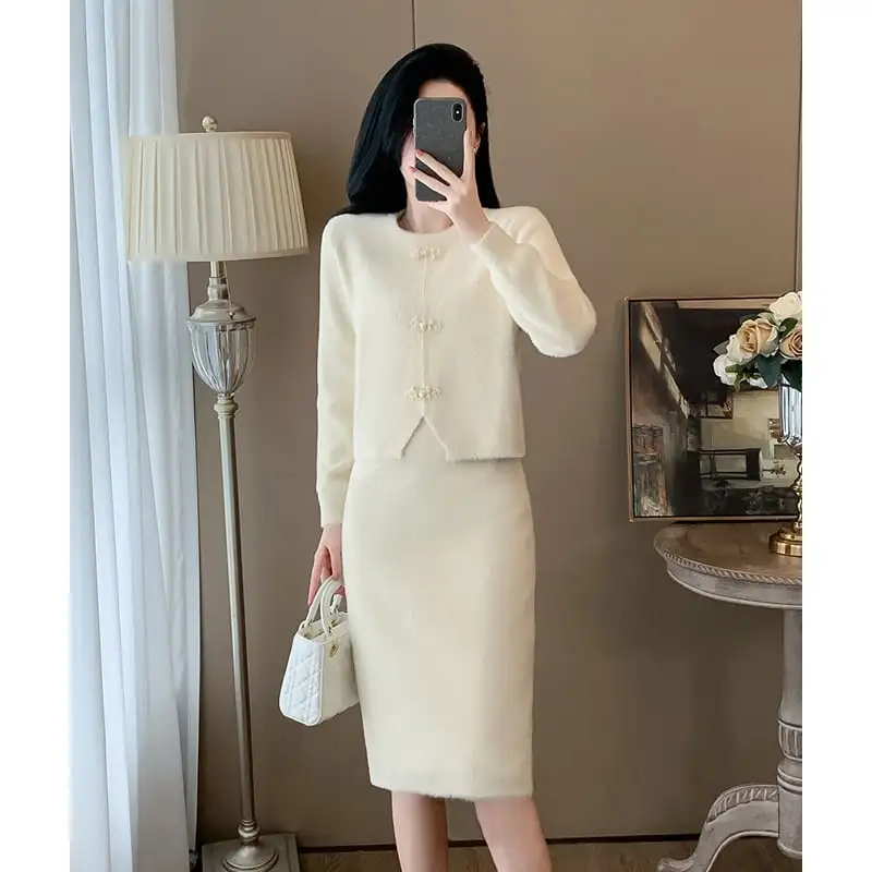 セットアップ トップス+スカート エレガント 着心地良い