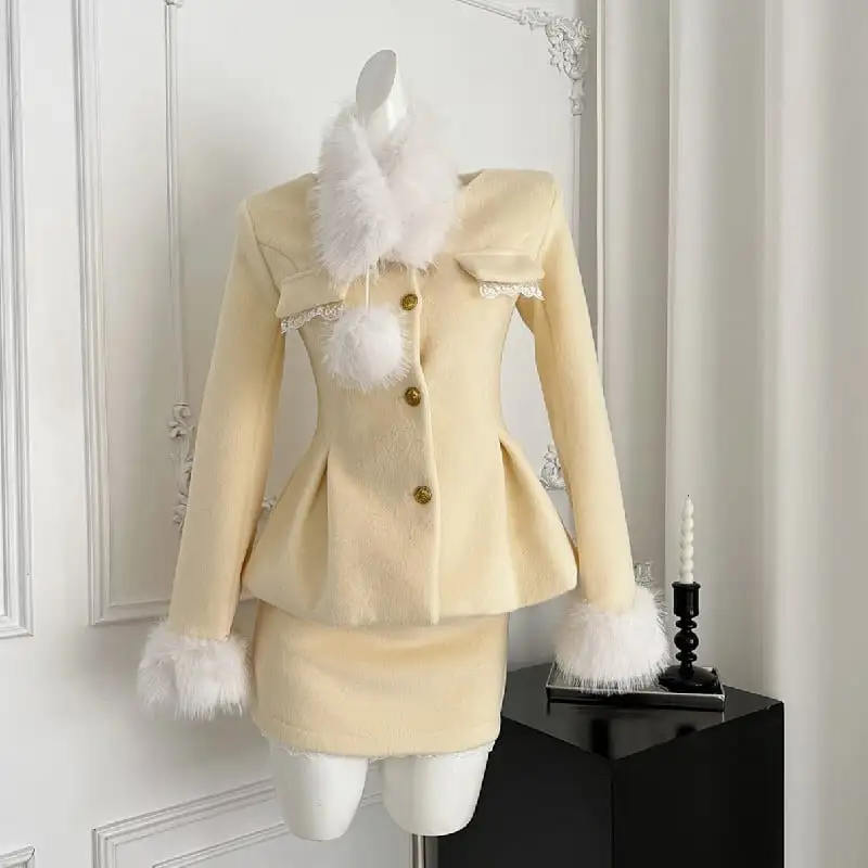 セットアップ ジャケット+スカート スウィート 気質アップ