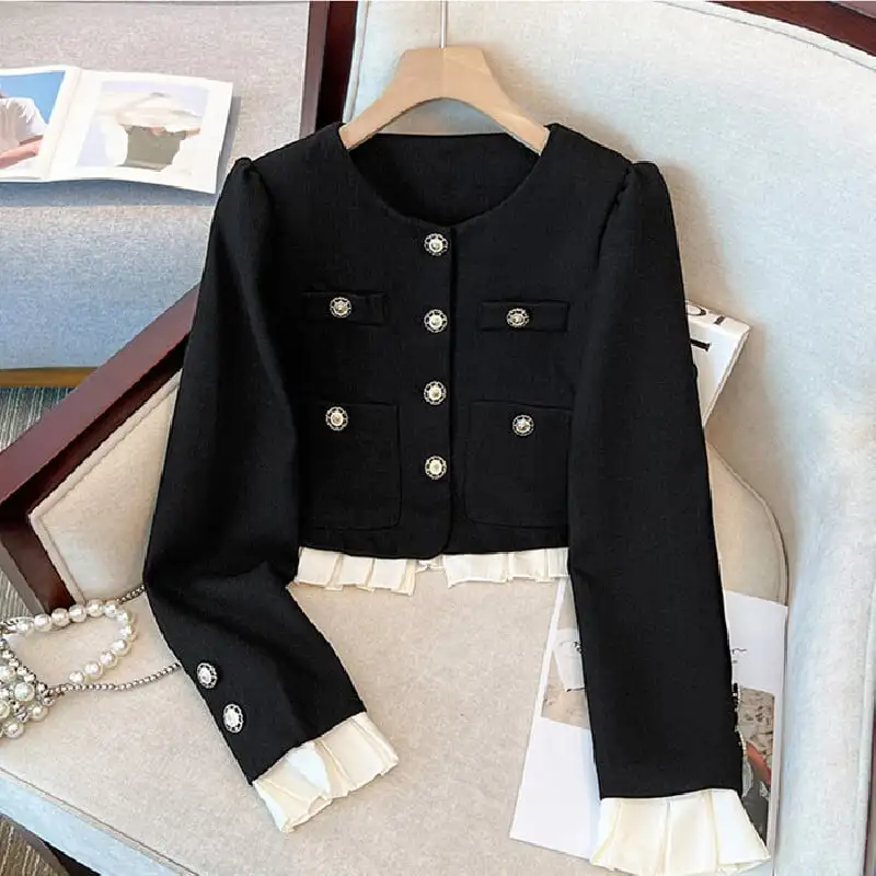 セットアップ ジャケット+スカート 2色展開 通勤 大きいサイズ