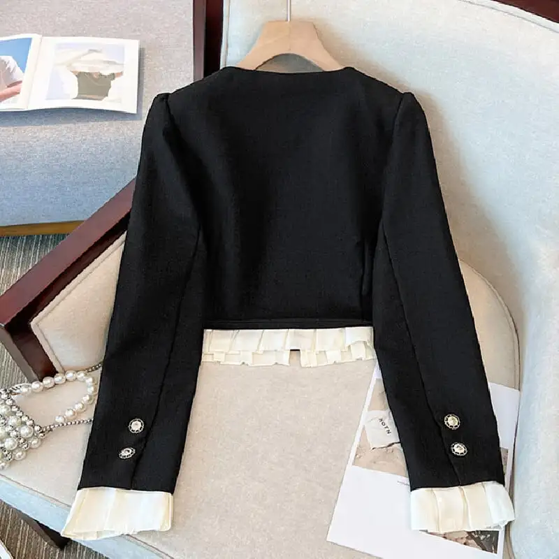 セットアップ ジャケット+スカート 2色展開 通勤 大きいサイズ