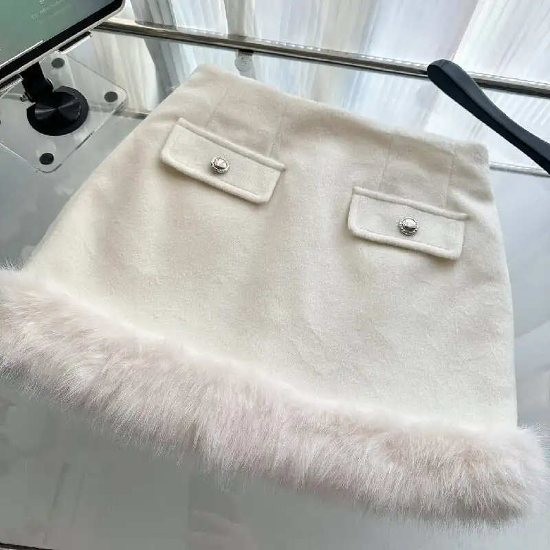 セットアップ ジャケット+スカート スウィート 綿入れ ダブルブレスト