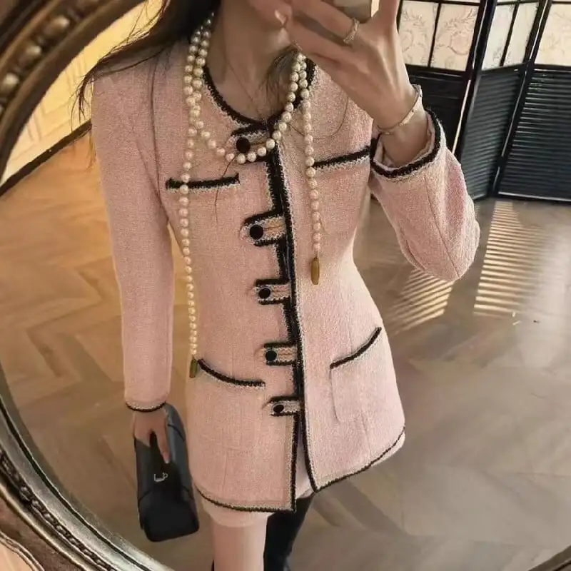 セットアップ トップス+スカート スウィート 長袖 デザイン感