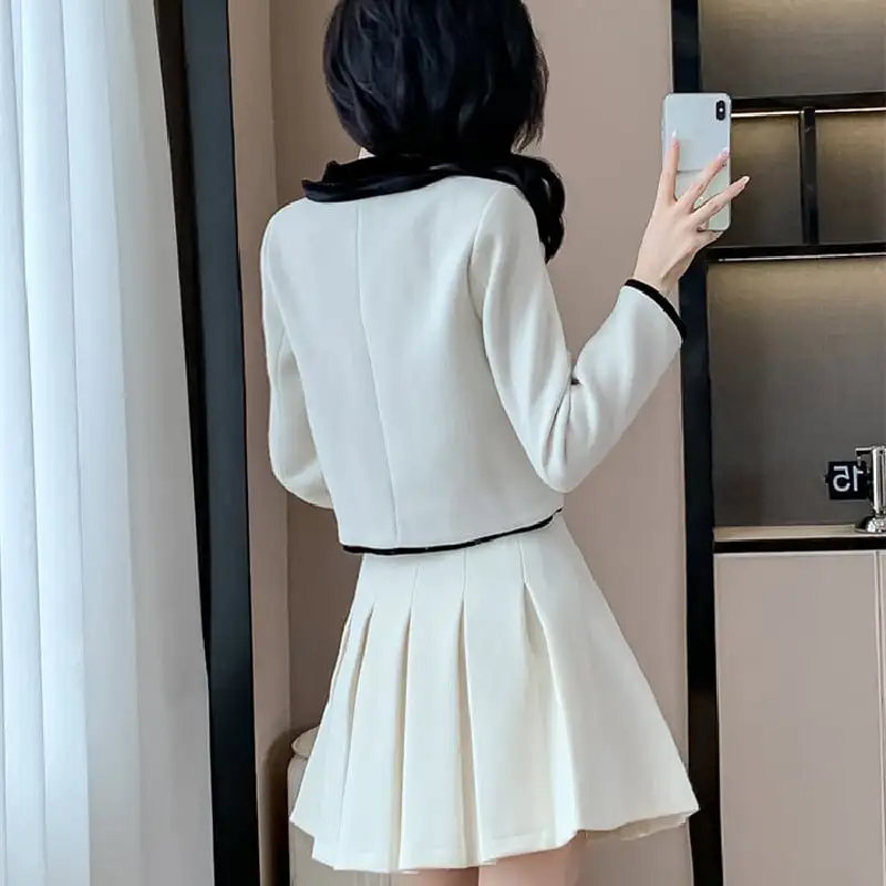 セットアップ ジャケット+スカート 長袖 通勤 ハイウエスト 洗練される