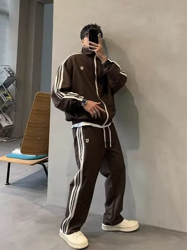 セットアップ トレンド カジュアル ジャケット 長ズボン