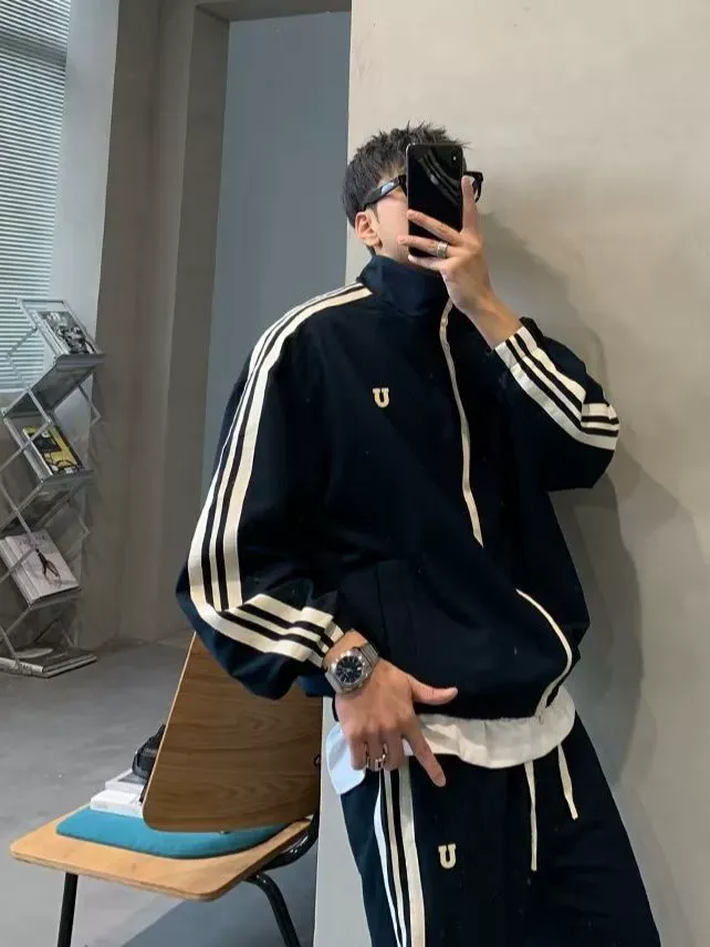 セットアップ トレンド カジュアル ジャケット 長ズボン