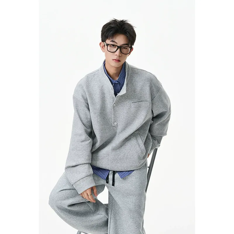 セットアップ カジュアル トレーナー+ルーズ ボトムス 二点セット