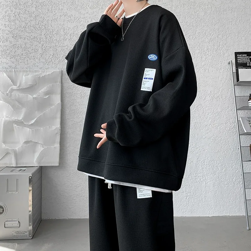 セットアップ トレンド カジュアル ルーズ トレーナー+長ズボン 二点セット