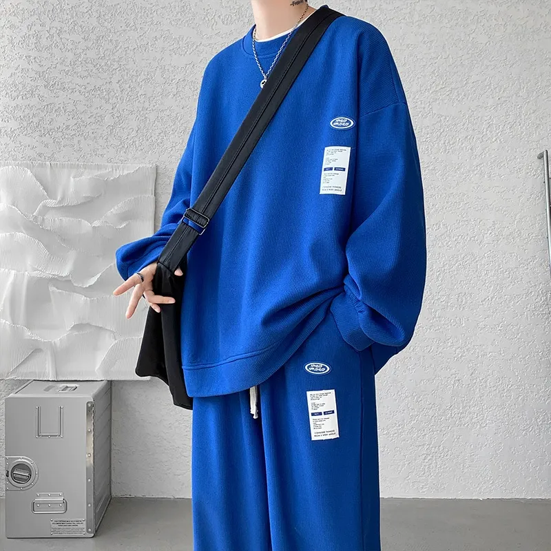 セットアップ トレンド カジュアル ルーズ トレーナー+長ズボン 二点セット