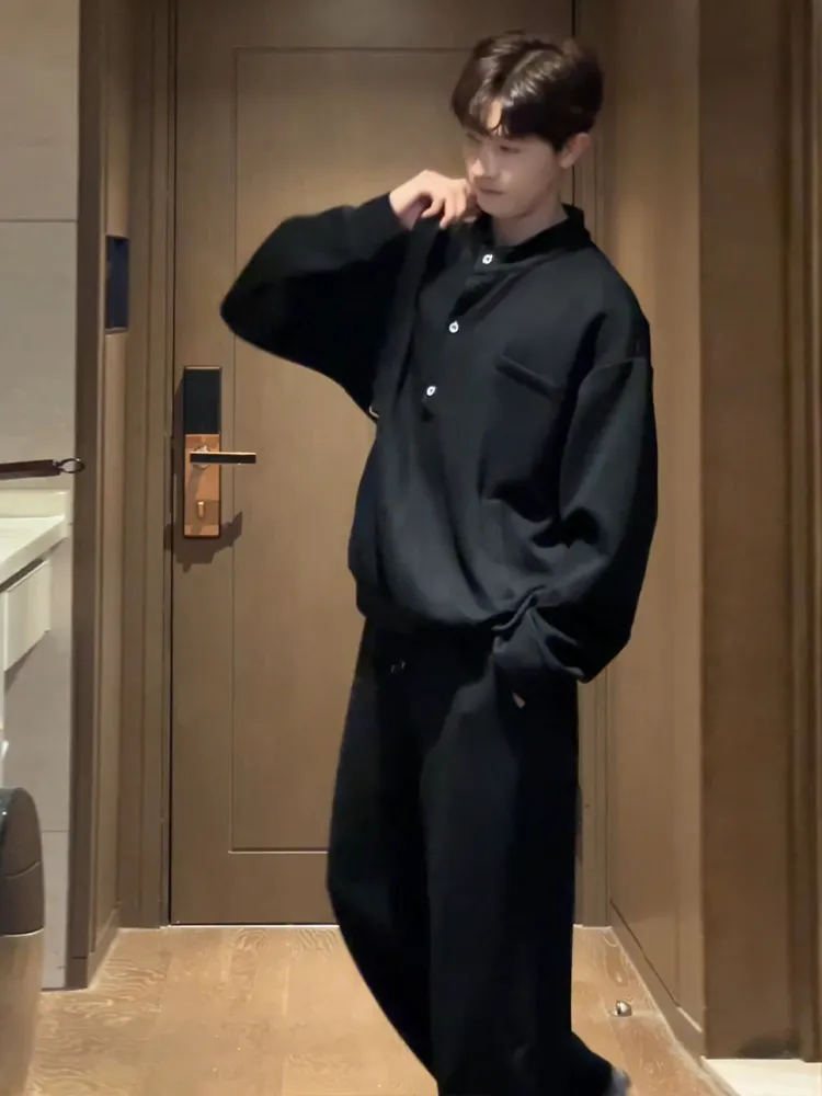 セットアップ レトロ カジュアル トレーナー+ボトムス 二点セット