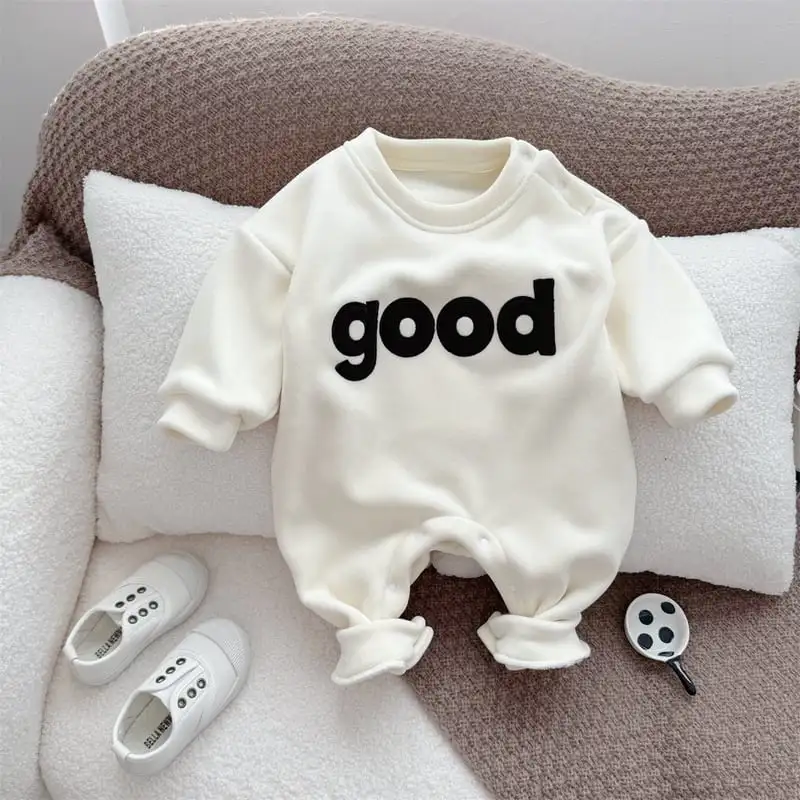 【66-100cm】暖かいgoodロンパース