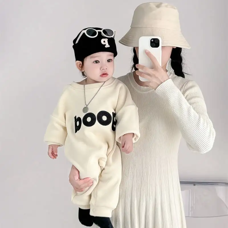 【66-100cm】暖かいgoodロンパース