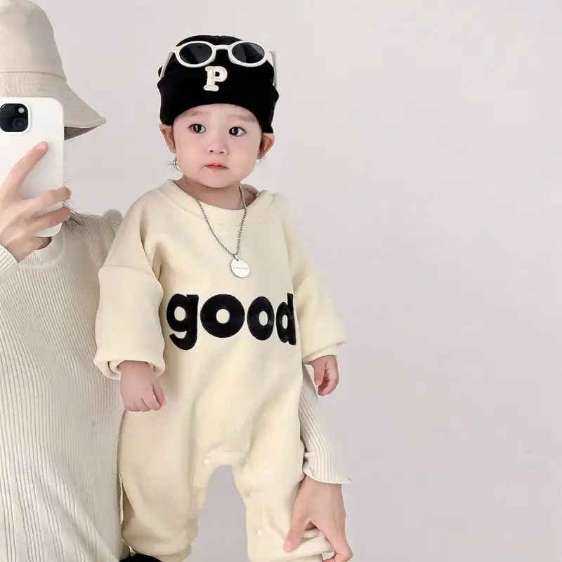 【66-100cm】暖かいgoodロンパース