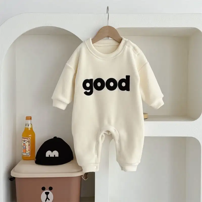 【66-100cm】暖かいgoodロンパース