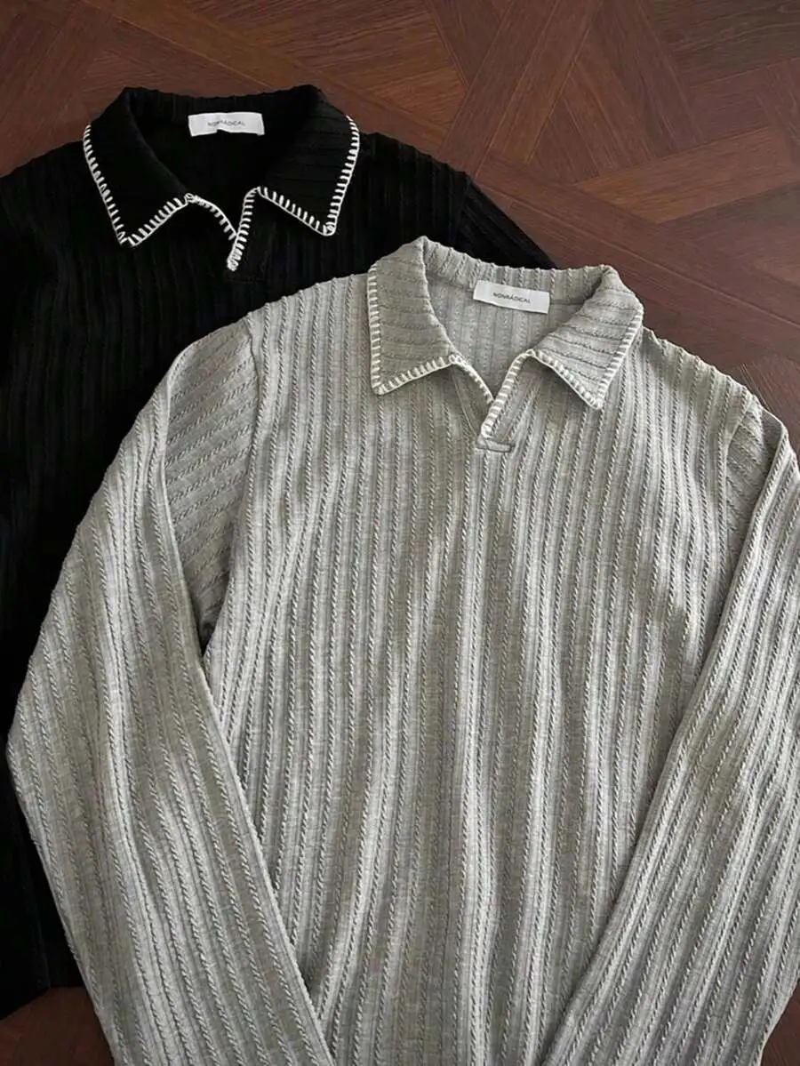 手縫い 長袖 Tシャツ  ポロシャツ