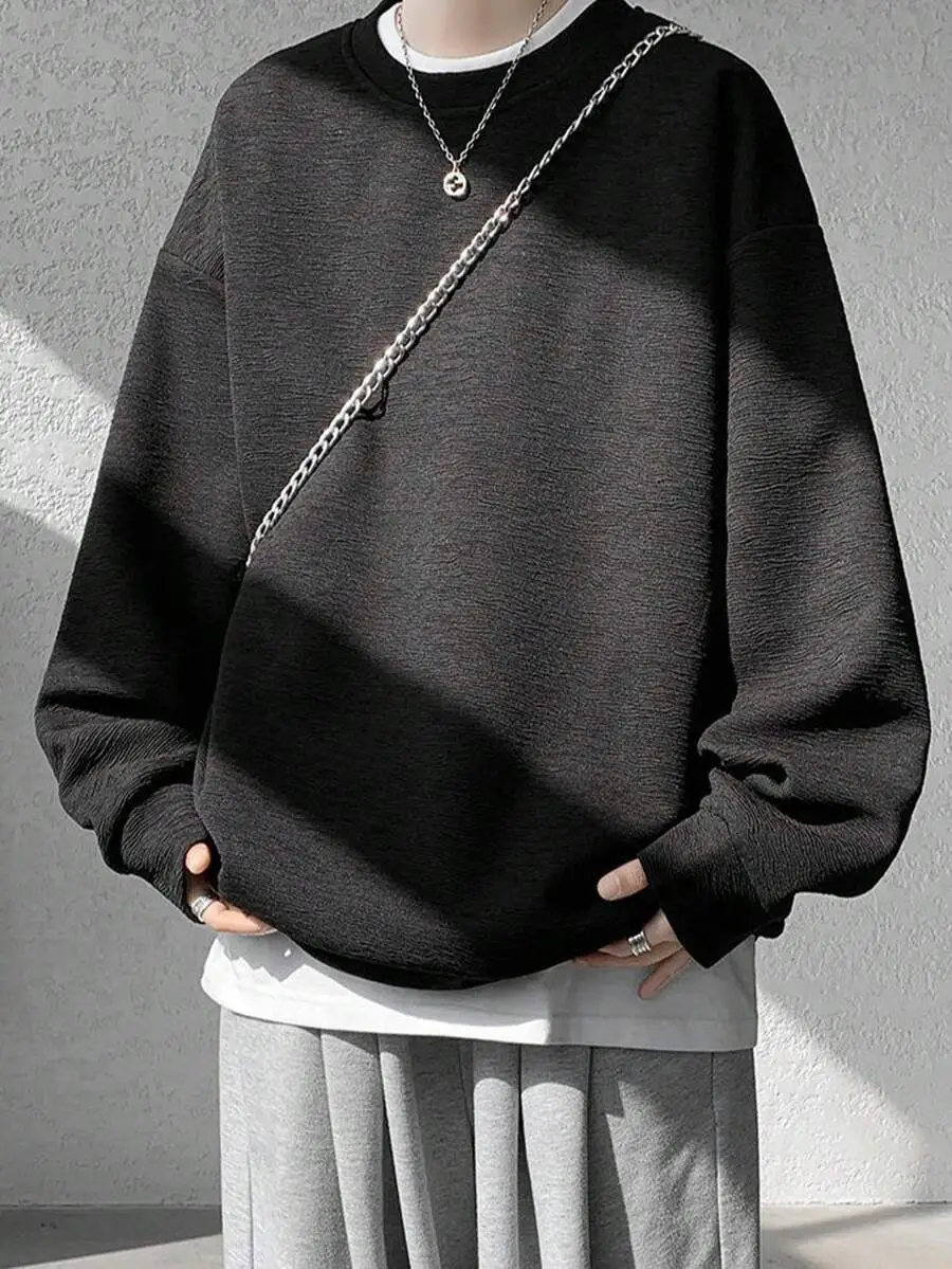 トレーナー 長袖 スウェット クルーネック