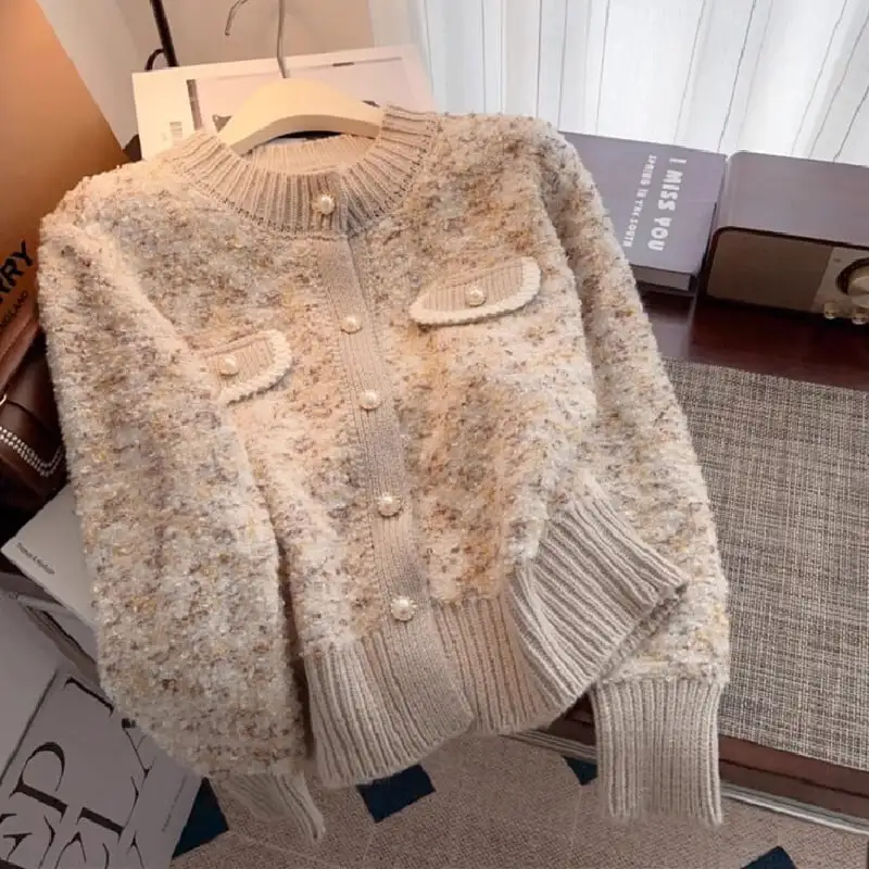 トップス セーター カーディガン 4色展開 カラフル 長袖