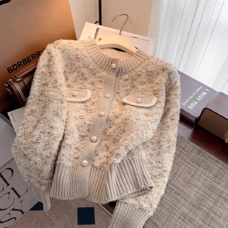 トップス セーター カーディガン 4色展開 カラフル 長袖