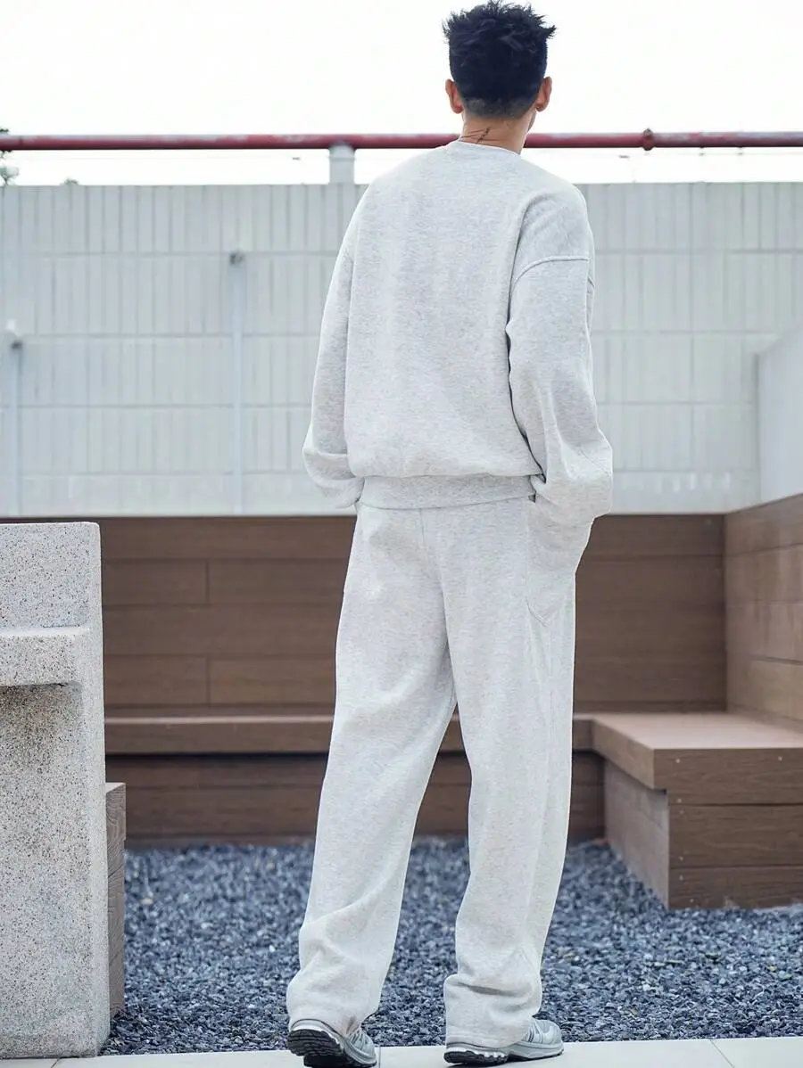 文字プリント スウェットシャツ セット