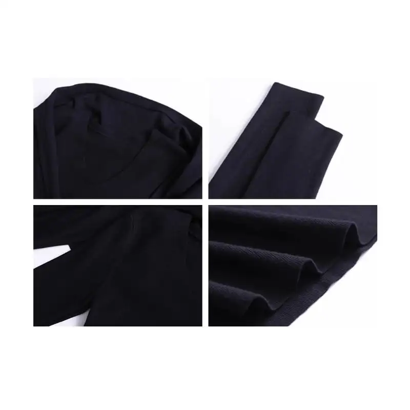 ワンピース ニット ショール付き 無地 長袖 ベージュ ダークグレー ブラック