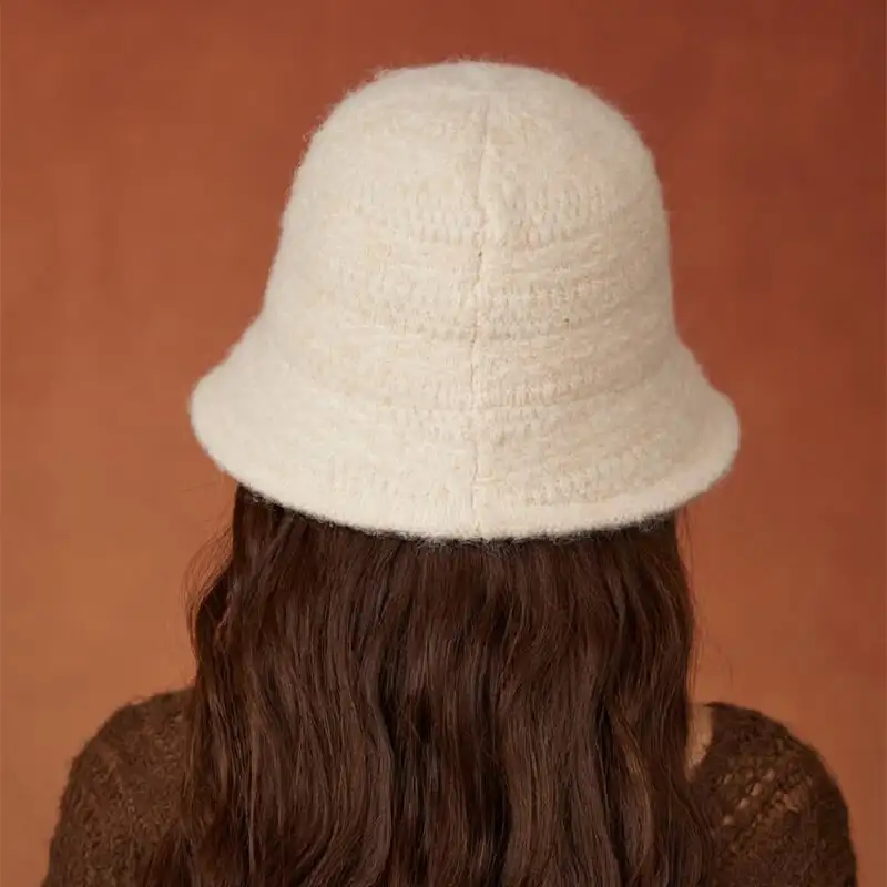 4colors 帽子 柔らかい バケットハット 軽量 レトロ ベージュ