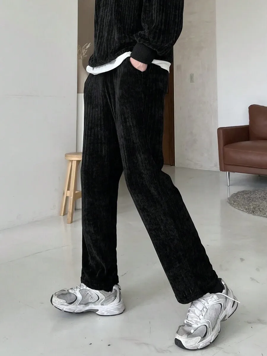 セット 無地 クルーネック スウェットシャツ スウェットパンツ