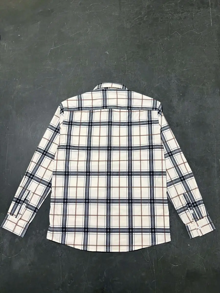 チェック柄 カジュアル ファッション 長袖 シャツ