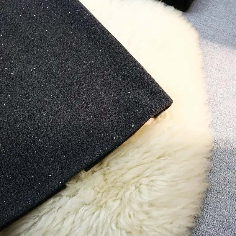 ボトムス スカート スパンコール バックスリット ダークグレー ブラック