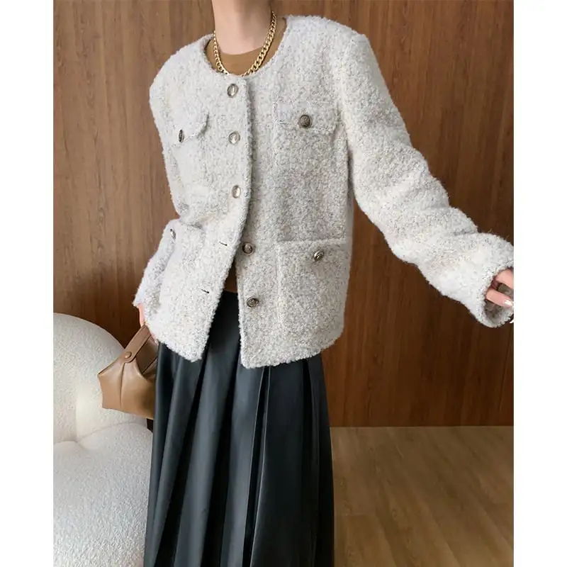 アウター ジャケット シングルブレスト 長袖 ファッション 流行兆し