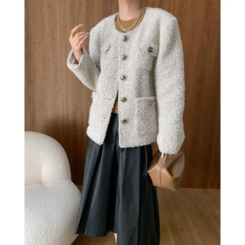 アウター ジャケット シングルブレスト 長袖 ファッション 流行兆し