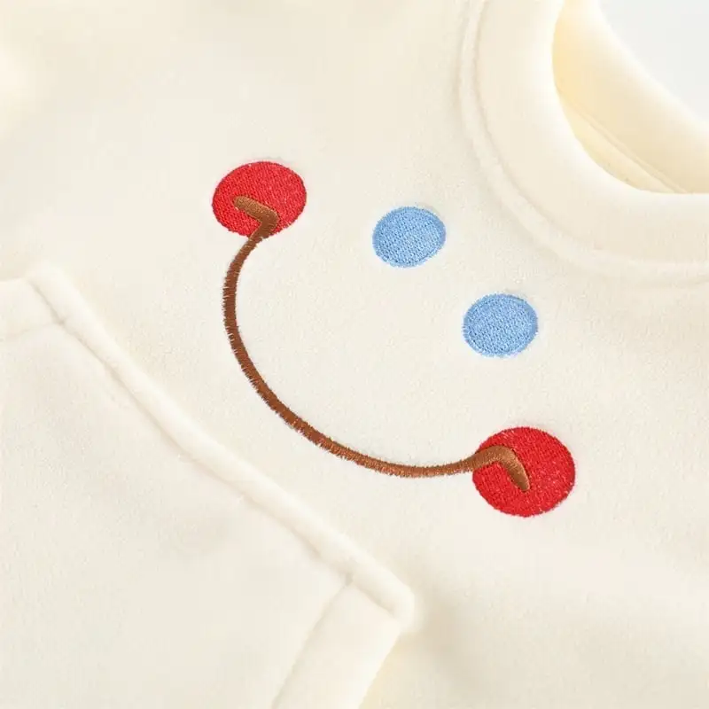 【66-100cm】スマイルポケット付きロンパース