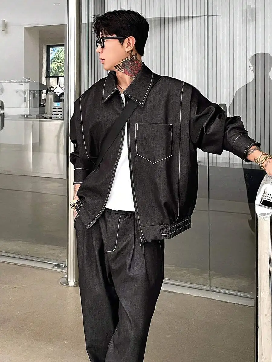 メンズ オーバーサイズ ジャケット セットアップ