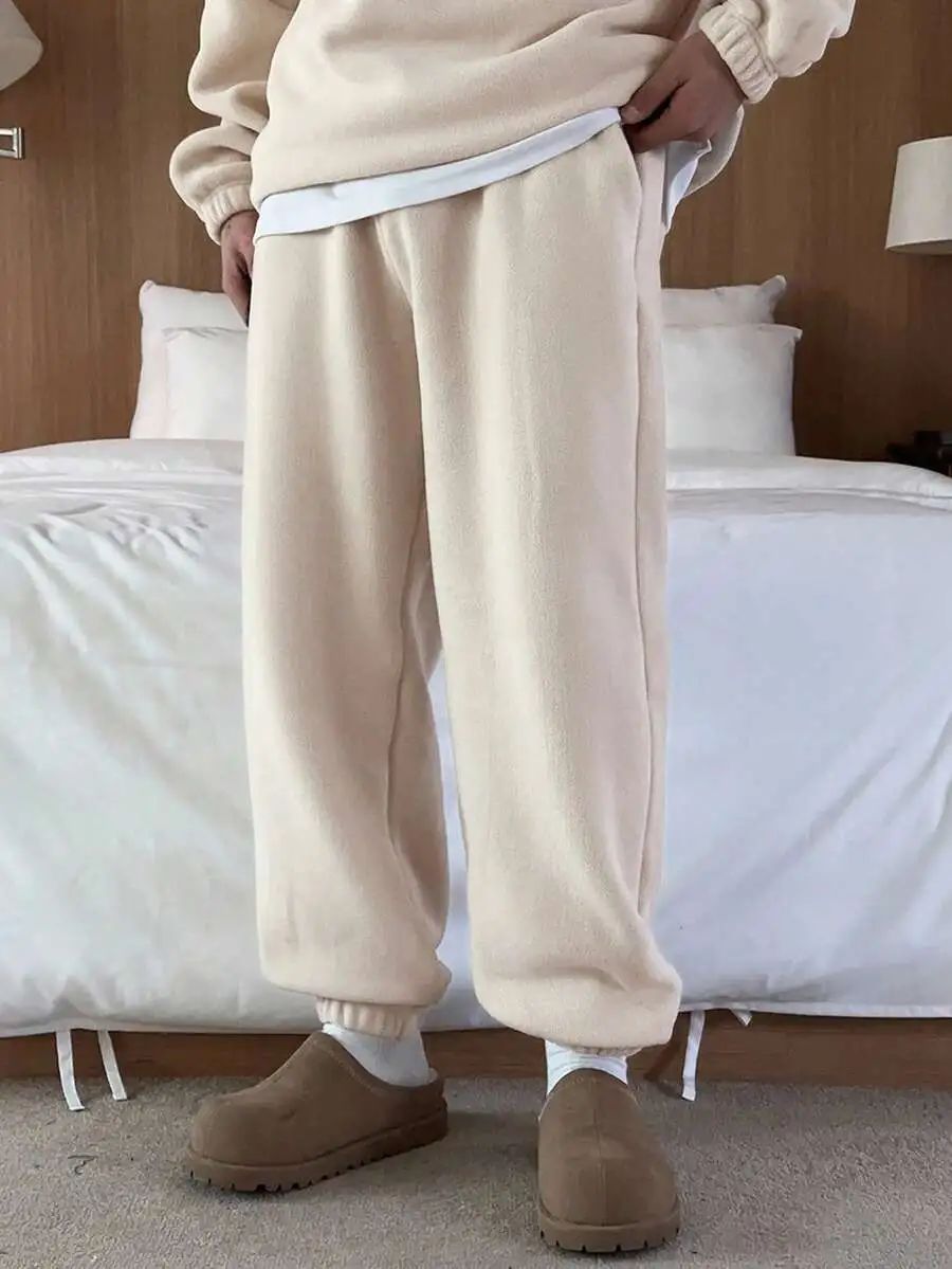 ハーフジップパーカー ドローストリングパンツ セット